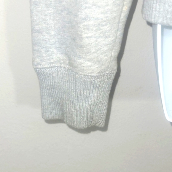 Aeropostale Hoodie Sweatshirt Gray drawstring hood kangaroo pockets 1987 Logo L - Picture 5 of 7